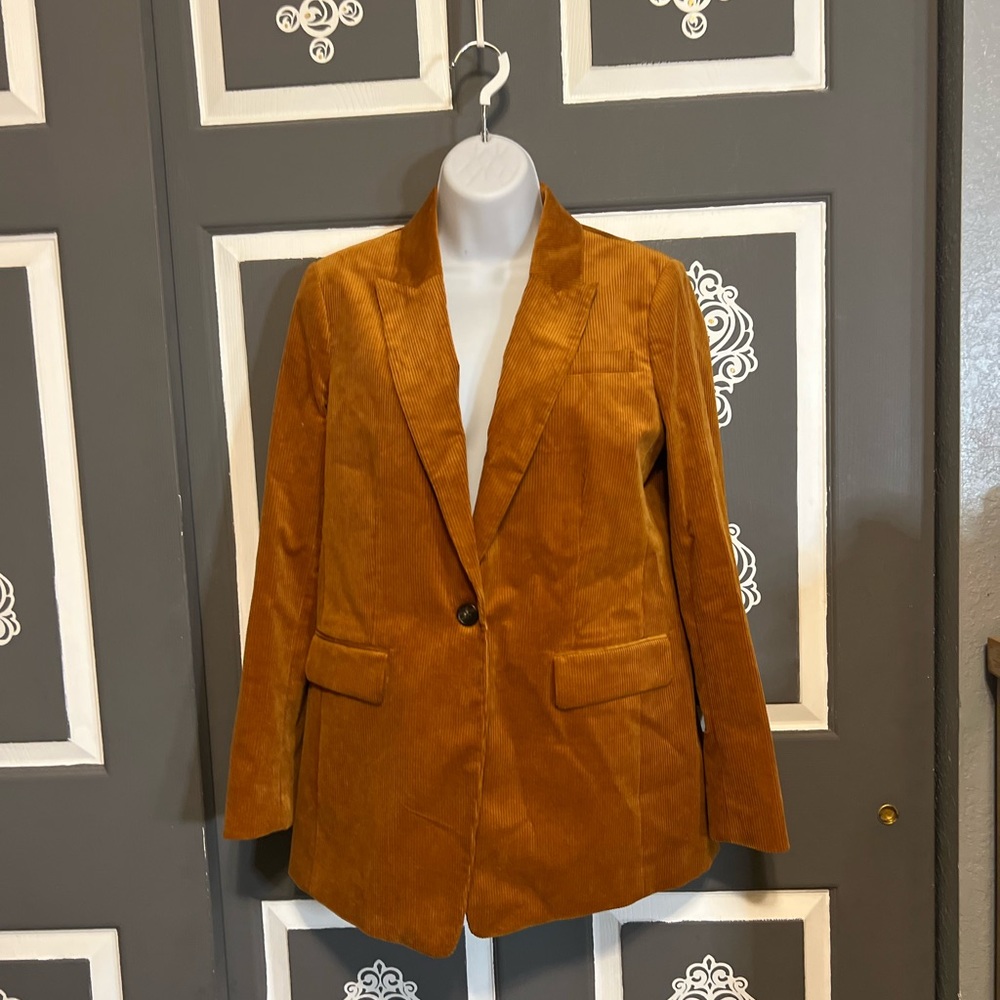 J Crew corduroy blazer size 8